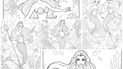 Barbie Mermaid Tale Coloring Pages