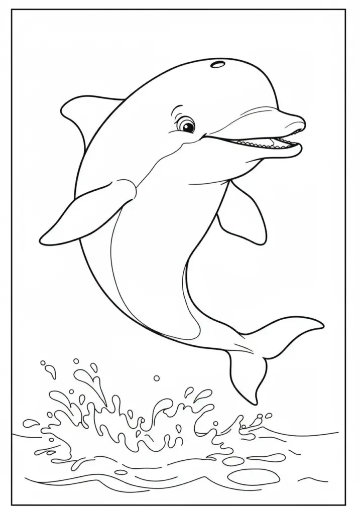 zuma the pink dolphin coloring page from barbie mermaid tale