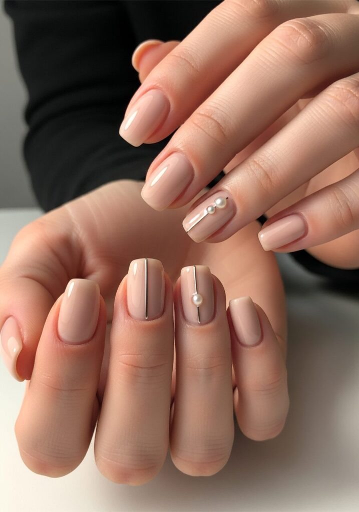 Single-Accent Nail Art 1